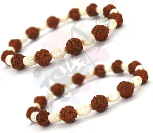 IS4A Genuine Himalayan Five Face Rudraksha Seeds Tibetan Wrist Bracelet Meditation Beads Prayer Charm Bracelets