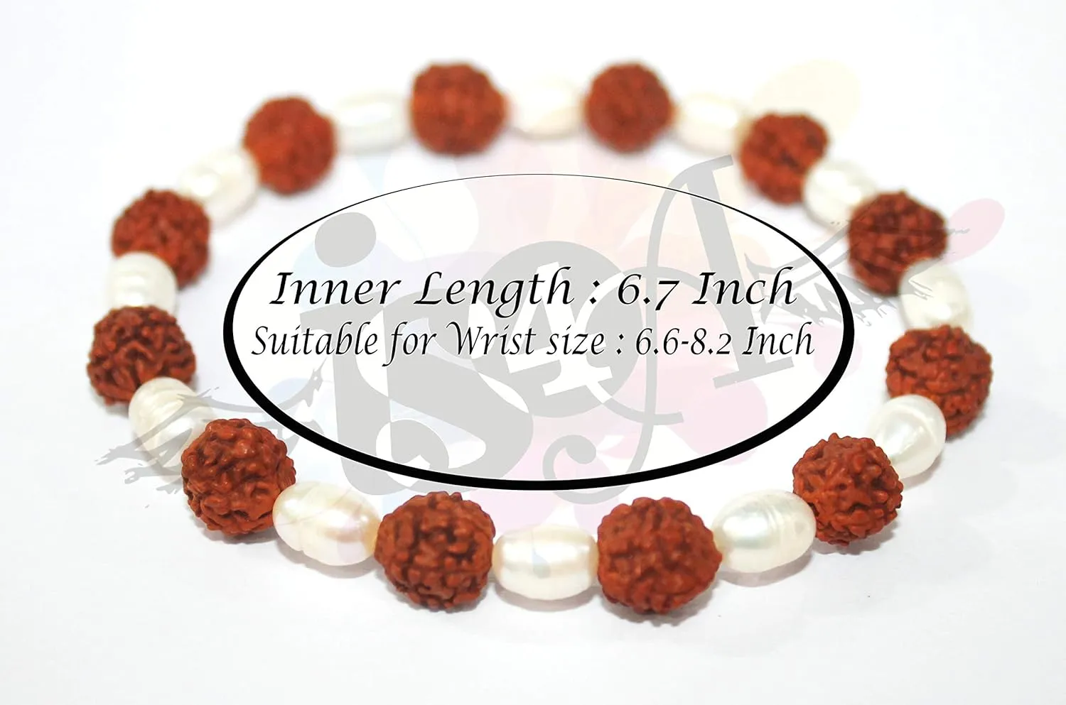 IS4A Genuine Himalayan Five Face Rudraksha Seeds Tibetan Wrist Bracelet Meditation Beads Prayer Charm Bracelets