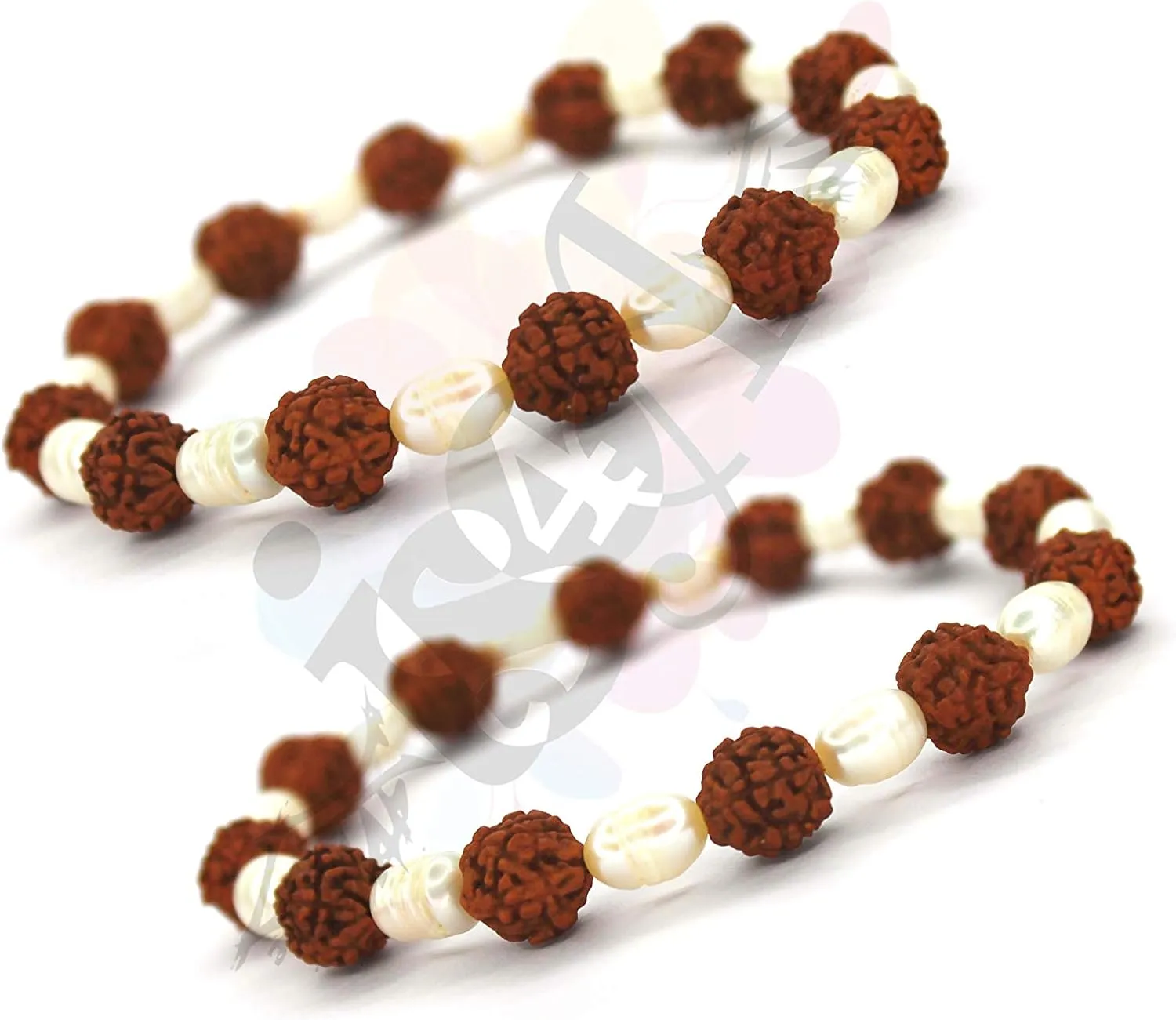 IS4A Genuine Himalayan Five Face Rudraksha Seeds Tibetan Wrist Bracelet Meditation Beads Prayer Charm Bracelets