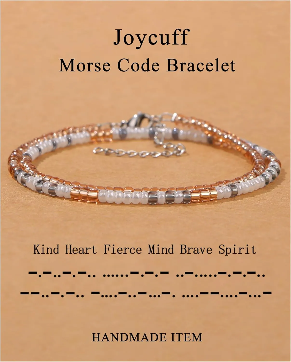 JoycuFF      Inspirational Gifts Beads Bracelets for Women Encouragement Birthday Gifts for Daughter Sister Niece Granddaughter Mom Best Friend
