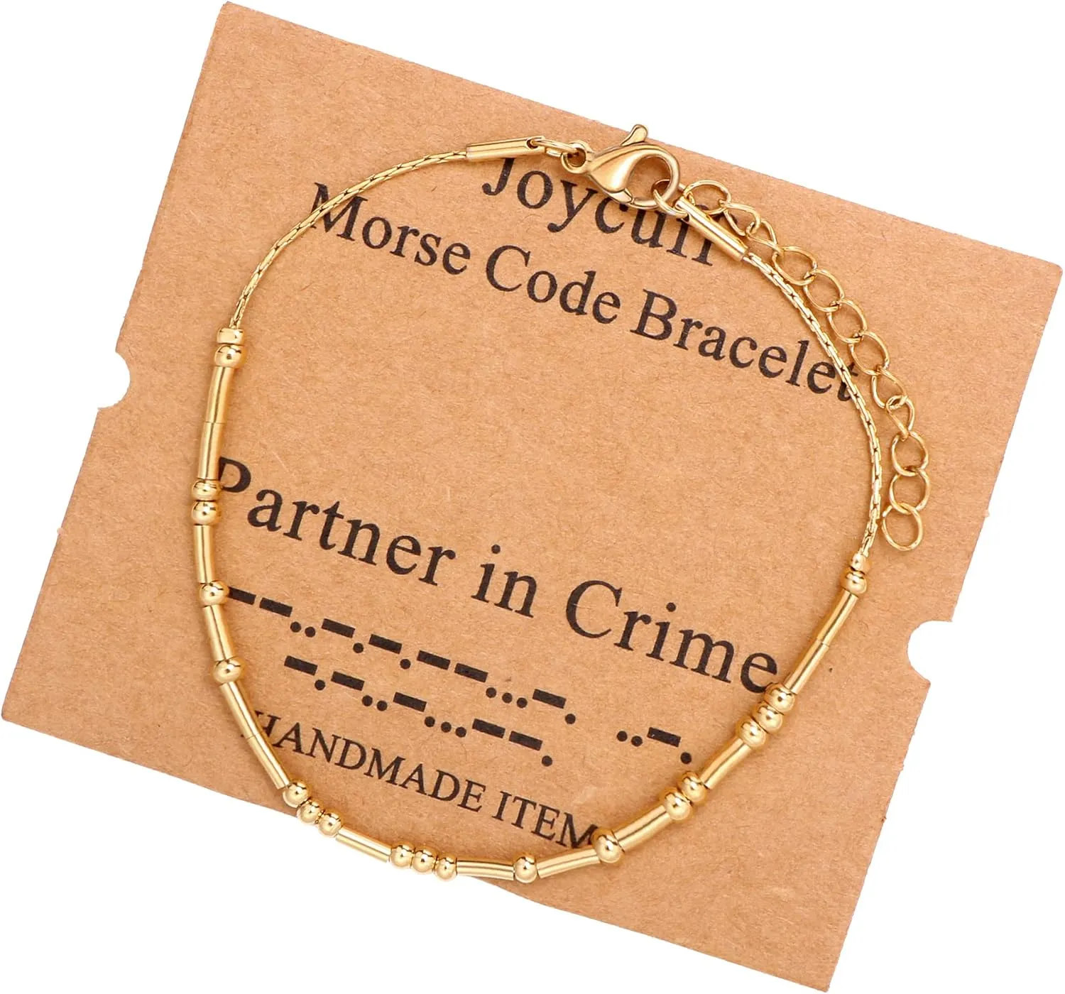 JoycuFF Morse Code Bracelets for Women Gifts for Her Mom Daughter Sister Best Friend Funny Inspirational Jewelry Adjustable Silk Beaded Wrap Bracelet