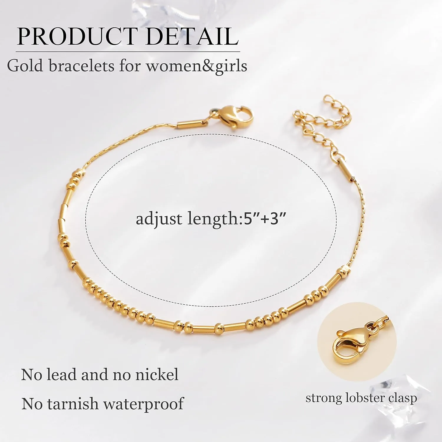 JoycuFF Morse Code Bracelets for Women Gifts for Her Mom Daughter Sister Best Friend Funny Inspirational Jewelry Adjustable Silk Beaded Wrap Bracelet
