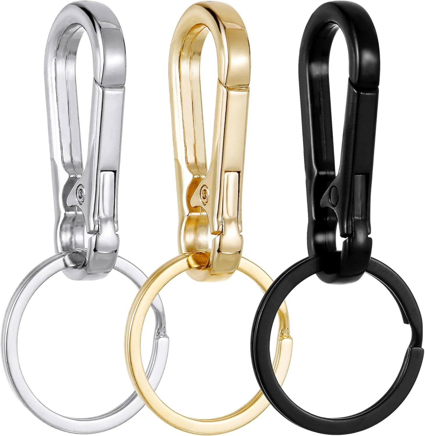 KAGNAL Metal Keychains Keyring Key Chain Ring Clip Holder Organizer for Home Car Keys Key Finder Women Men