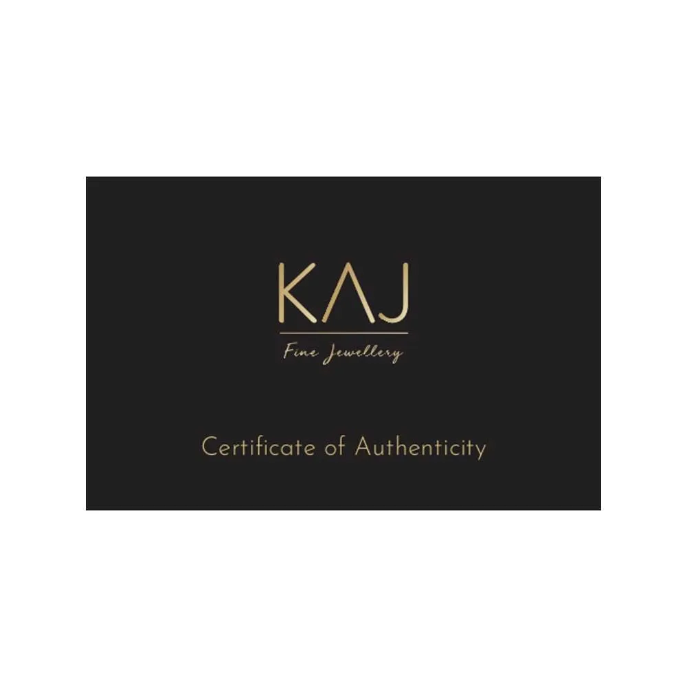 Kaj Fine Jewellery Black Diamond Studs in 18KT White Gold