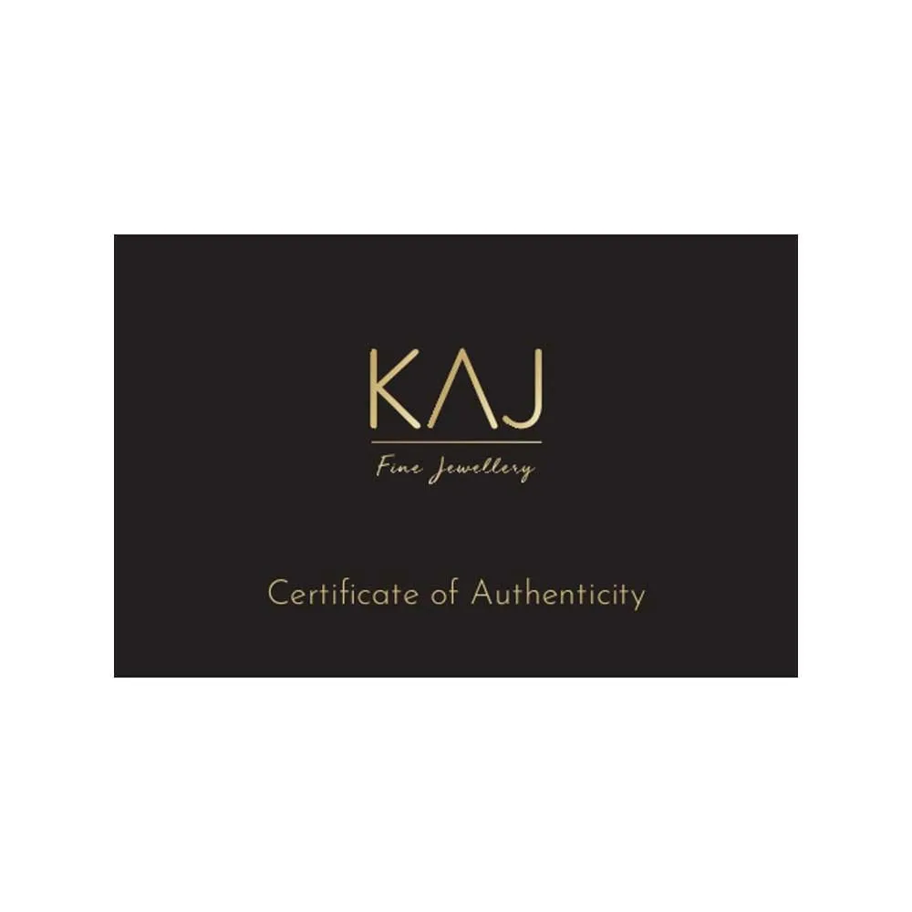 Kaj Fine Jewellery Black Diamond Studs in 18KT White Gold
