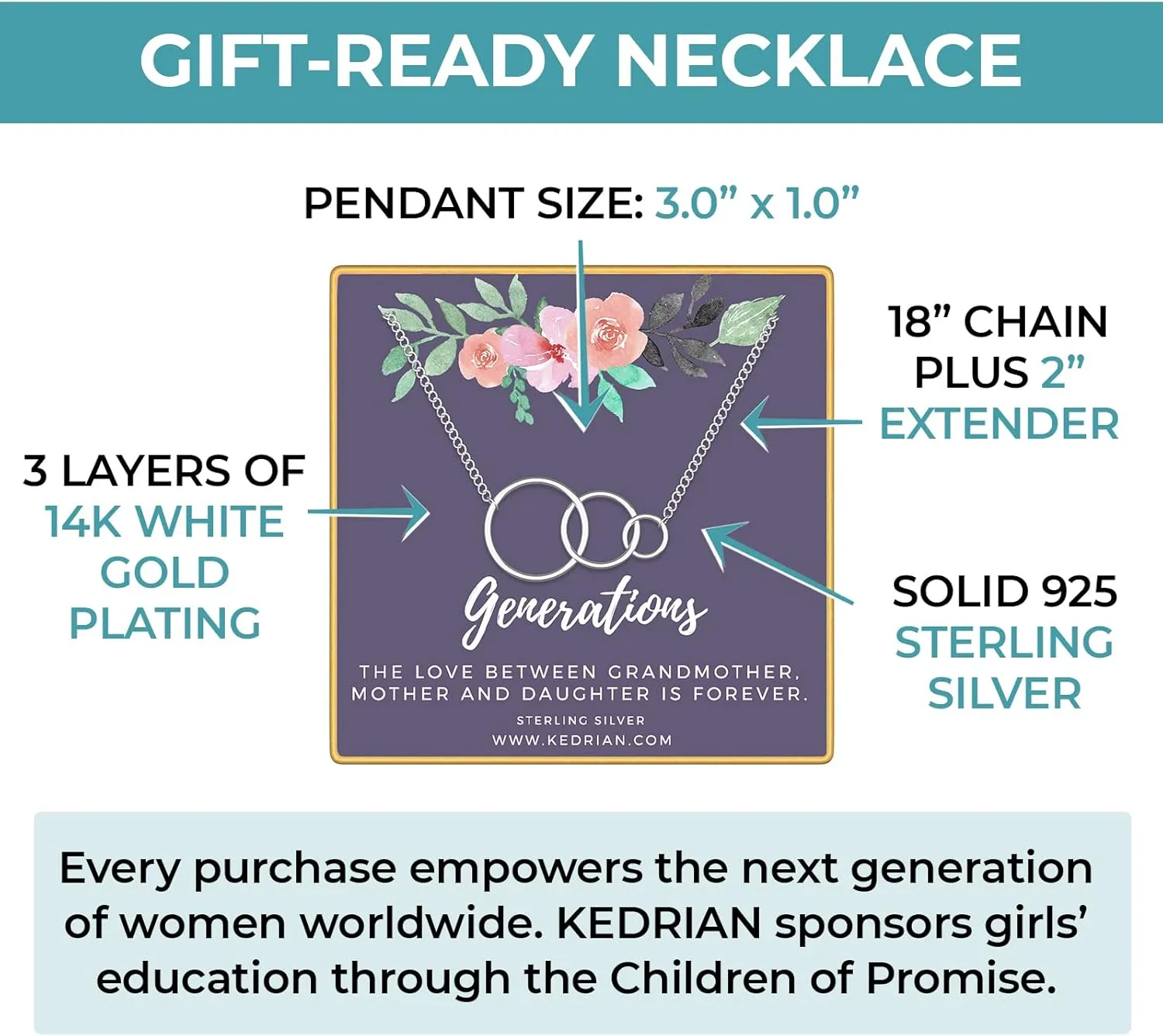 KEDRIAN Aunt Necklace, 925 Sterling Silver Aunts Pendant Necklaces, Best Aunt Gifts From Niece And Nephew, Mothers Day Gifts For Aunt, Best Aunt Ever Gift Jewelry, Best Aunt Jewelry,To My Aunt Jewelry