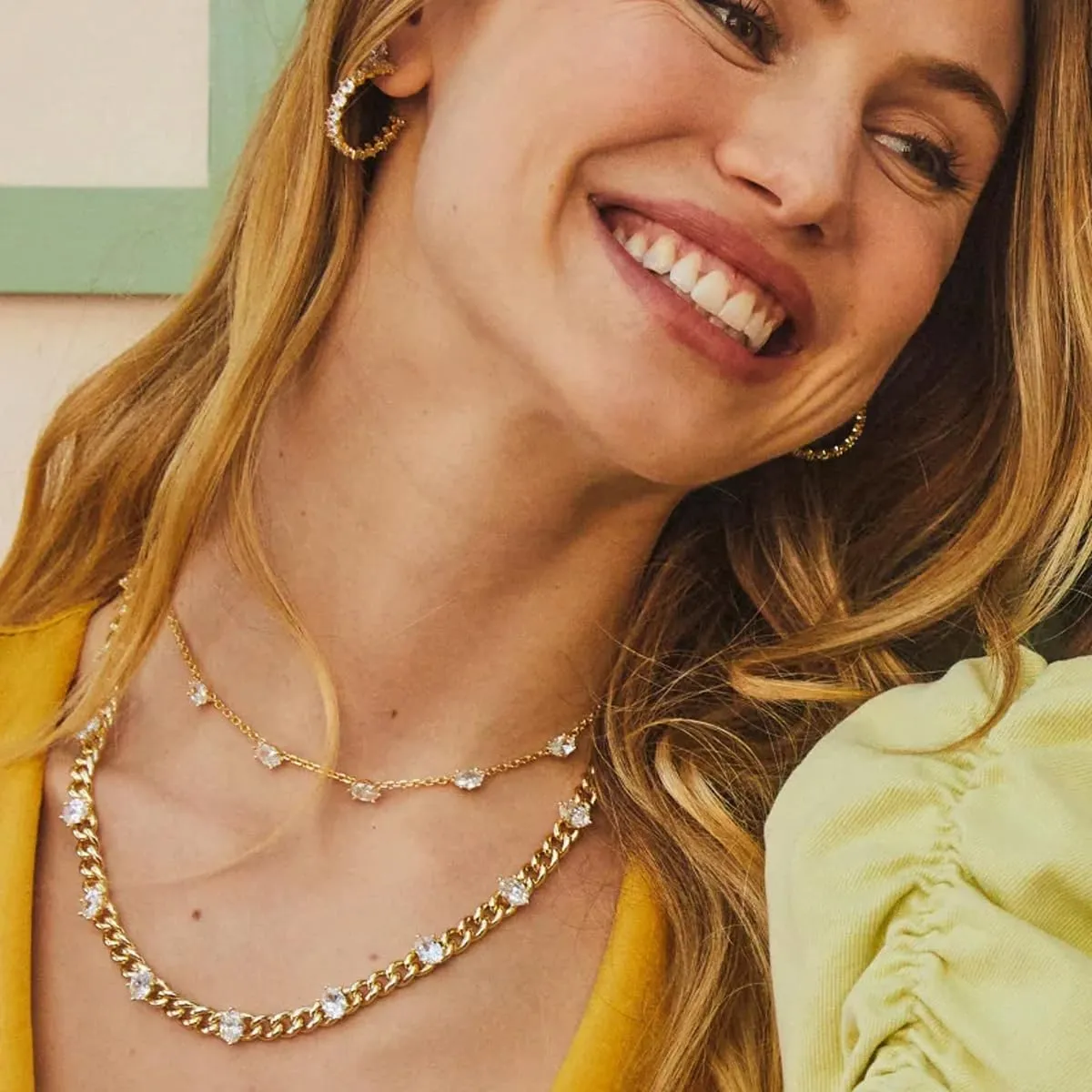 Kendra Scott Cailin Crystal Hoop Earrings, Fashion Jewelry For Women