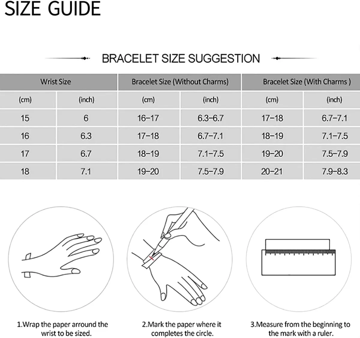 KUNSIR 925 Sterling Silver Snake Chain Bracelet with Love Round Buckle Charm Bracelets for Women Teen