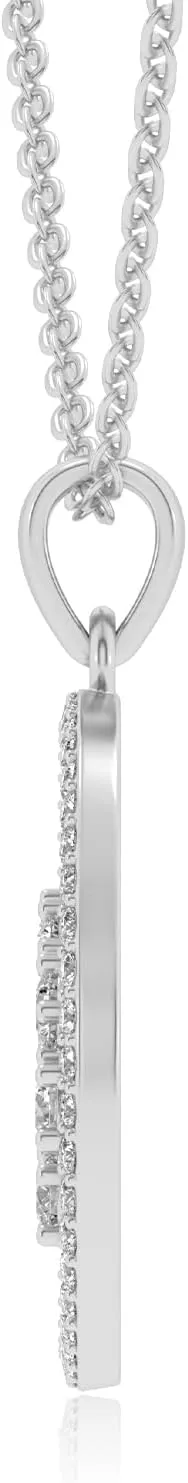 Lab Grown Diamond/Moissanite Zodiac Pendant Necklace for Women in Silver/Gold/Platinum, Celestial Jewelry Gifts for Her Birthday, Wedding Anniversary, Christmas, Mothers Day, Valentines, Thanksgiving