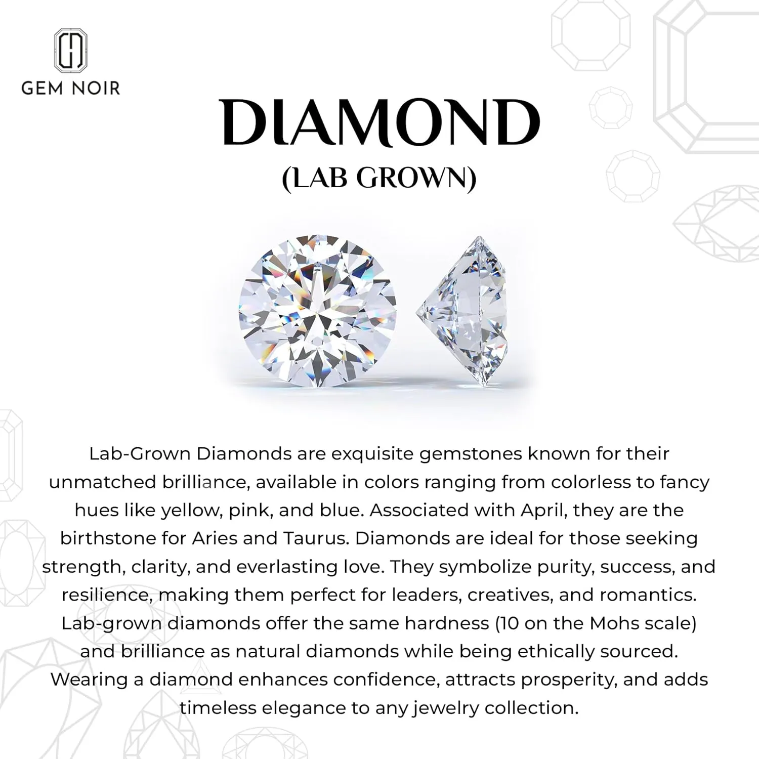 Lab Grown Diamond/Moissanite Zodiac Pendant Necklace for Women in Silver/Gold/Platinum, Celestial Jewelry Gifts for Her Birthday, Wedding Anniversary, Christmas, Mothers Day, Valentines, Thanksgiving