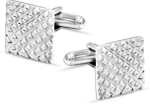 LeCalla 925 Sterling Silver Cufflinks for Men | Grooms Wedding Cuff-Links | Formal Shirt Cufflinks Accessories | Gifts for Dad, Groom, Husband, Fathers Day & Business Events
