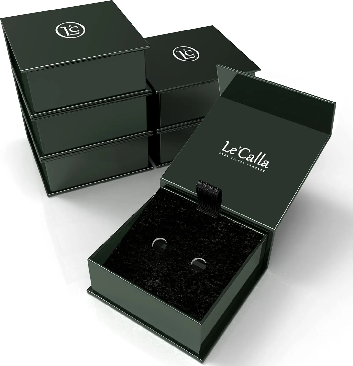 LeCalla 925 Sterling Silver Groomsmen Cufflinks Set | Classic & Antique Designs Men's Cuff-links Jewelry Set | Cuff-Links for Wedding, Party, Anniversary, Business & Special Occasion Gifts