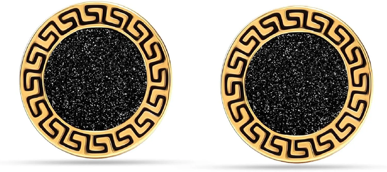 LeCalla 925 Sterling Silver Groomsmen Cufflinks Set | Classic & Antique Designs Men's Cuff-links Jewelry Set | Cuff-Links for Wedding, Party, Anniversary, Business & Special Occasion Gifts
