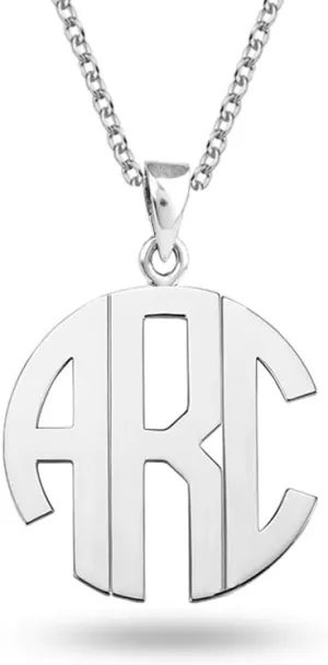 LeCalla Personalized Customized Monogram Initial Necklace for Women Teen