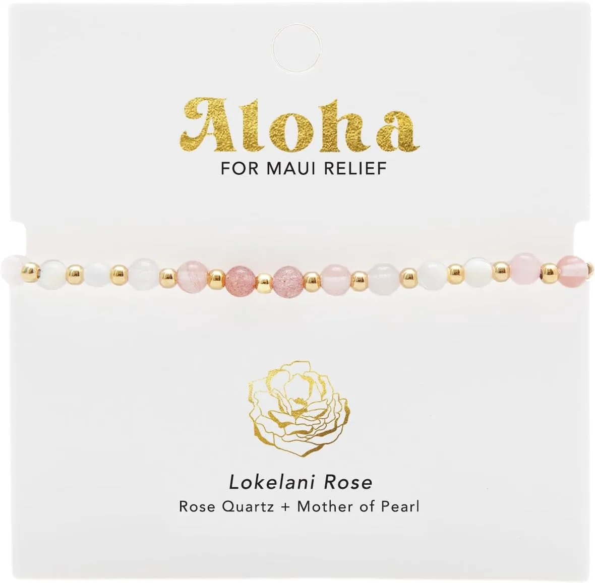 Lotus and Luna 4MM Energy Chakra Healing Bracelet with Real Stones Jade, Pearl, Rose Quartz, Amethyst, Moonstone