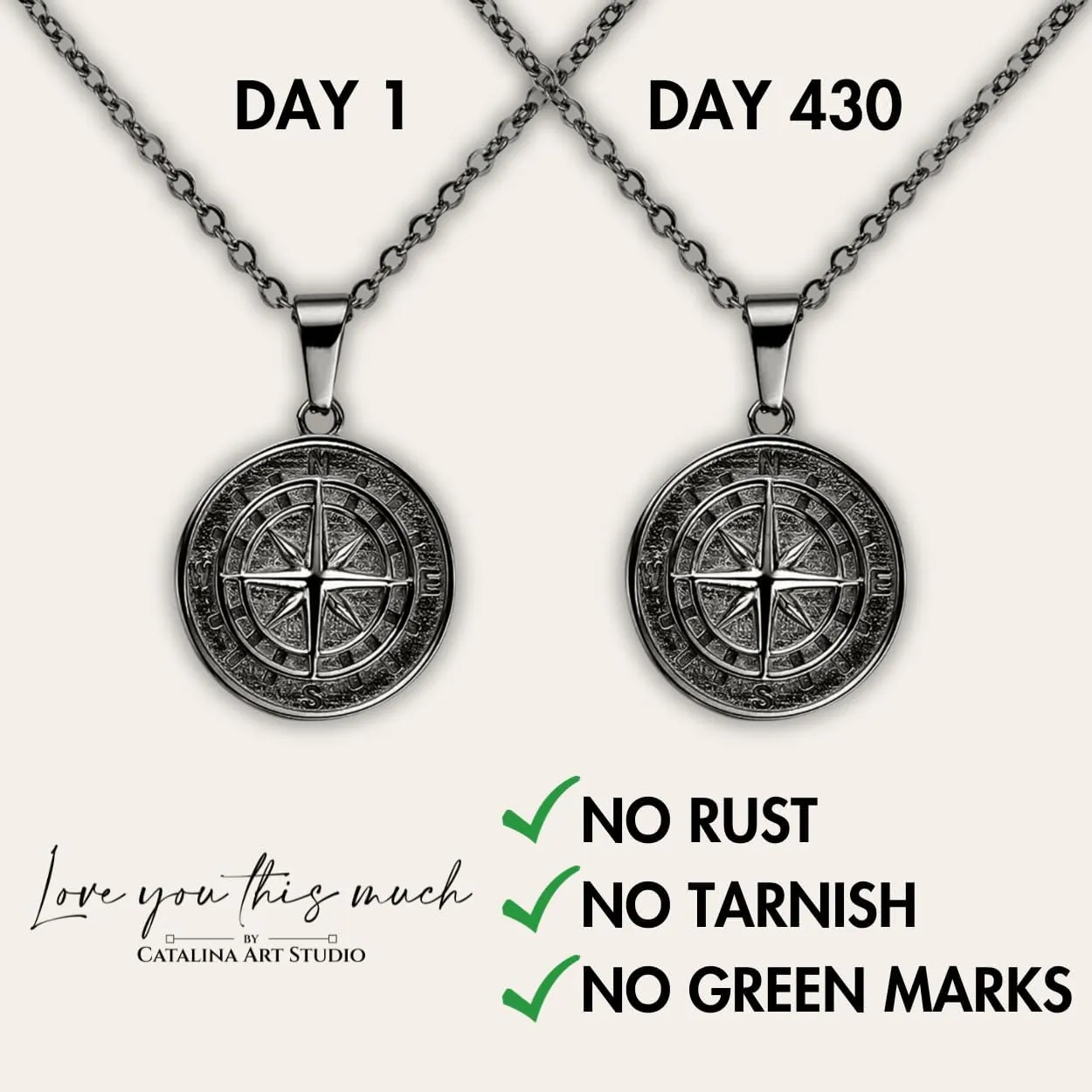 Love You This Much Son Necklace Set with Card - Best 21st Birthday Gift from Parents