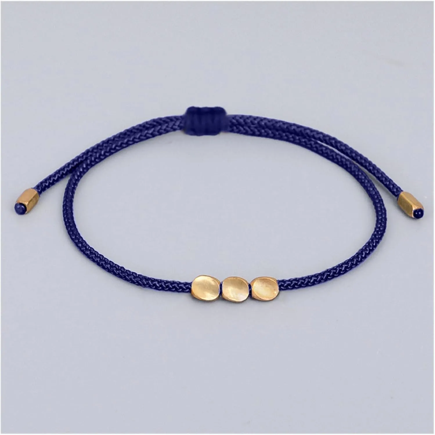 Lucky Bracelets Buddhism Thread Wrist Bracelet Friendship Yoga Prayer Gift Jewelry (Color : Black, Size : 1)
