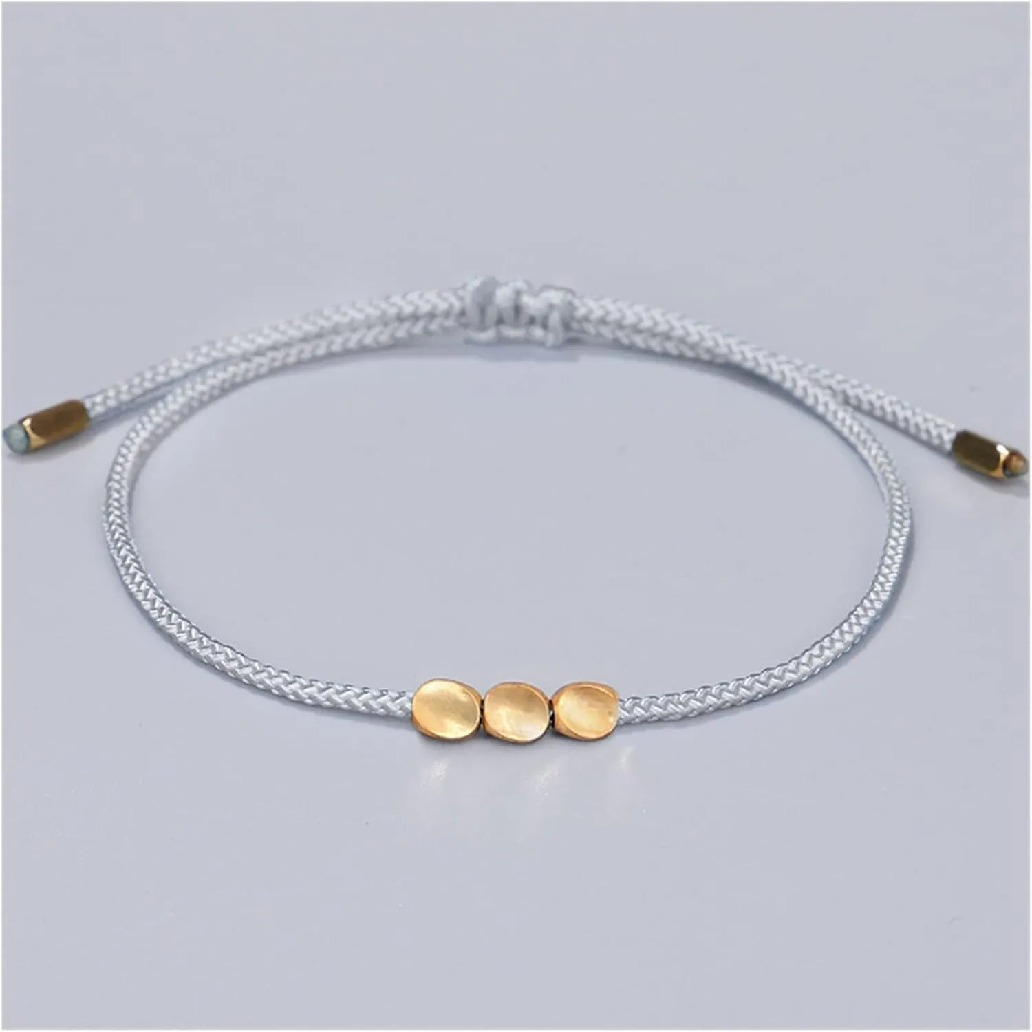 Lucky Bracelets Buddhism Thread Wrist Bracelet Friendship Yoga Prayer Gift Jewelry (Color : Black, Size : 1)