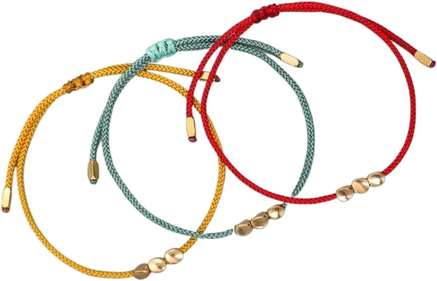 Lucky Bracelets Buddhism Thread Wrist Bracelet Friendship Yoga Prayer Gift Jewelry (Color : Black, Size : 1)