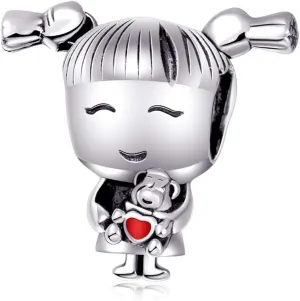 Lucky Girl/Boy Charm 925 Sterling Silver Family Charm Grandma Grandapa Little Girl/Boy Bead fit Woman Bracelets