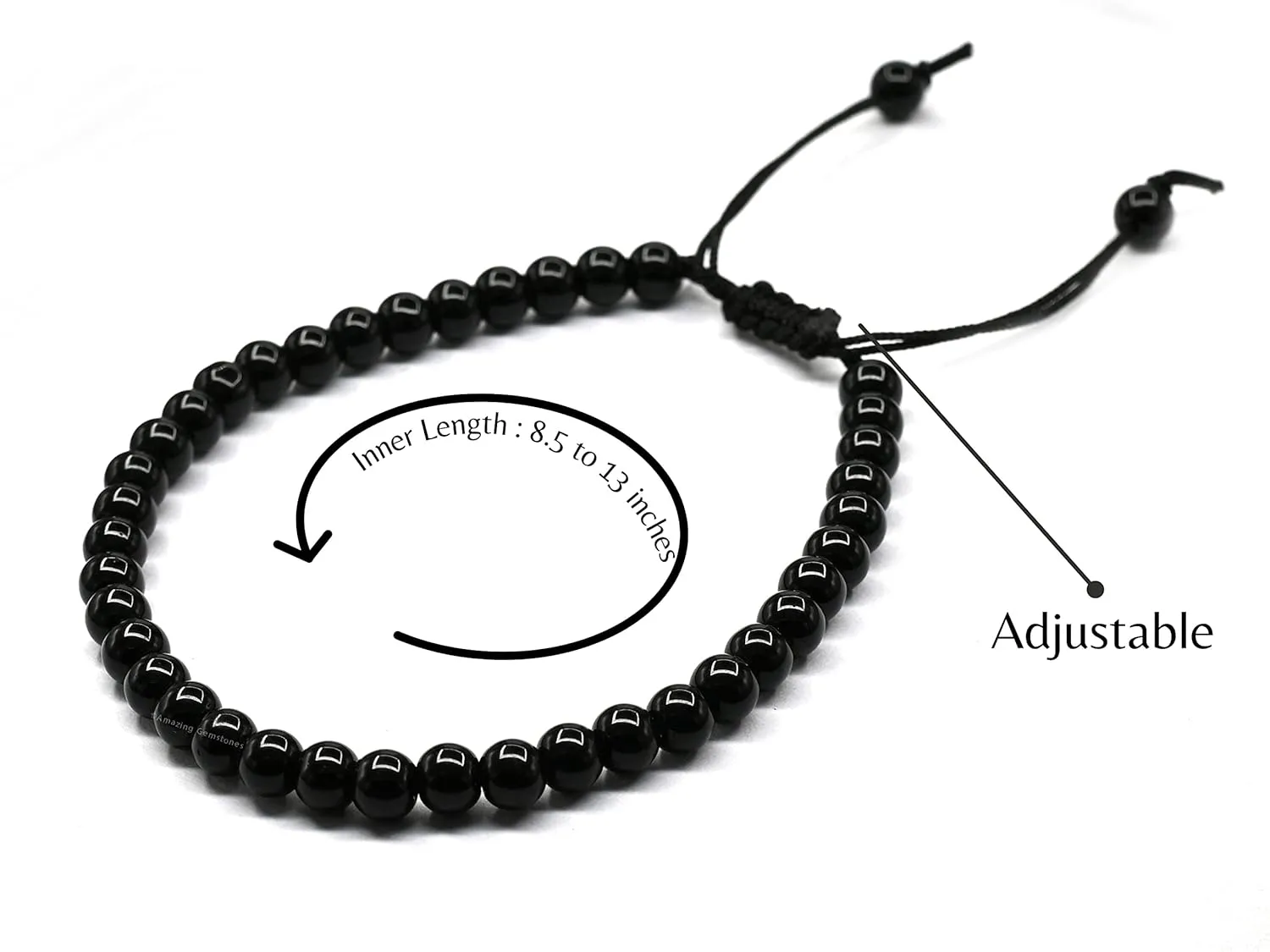 Lymph Detox Magnetic Bracelet Ankle, Black Obsidian Hematite Bracelet Pulseras Para Hombres Mujer Stocking Stuffers (Set of 3)