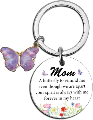Memorial Gifts for Loss Of Mom Sympathy Gifts for Loss Of Mom Bereavement Gift for Loss Of Mother Condolences Gift for Loss Mother Remembrance Keychain