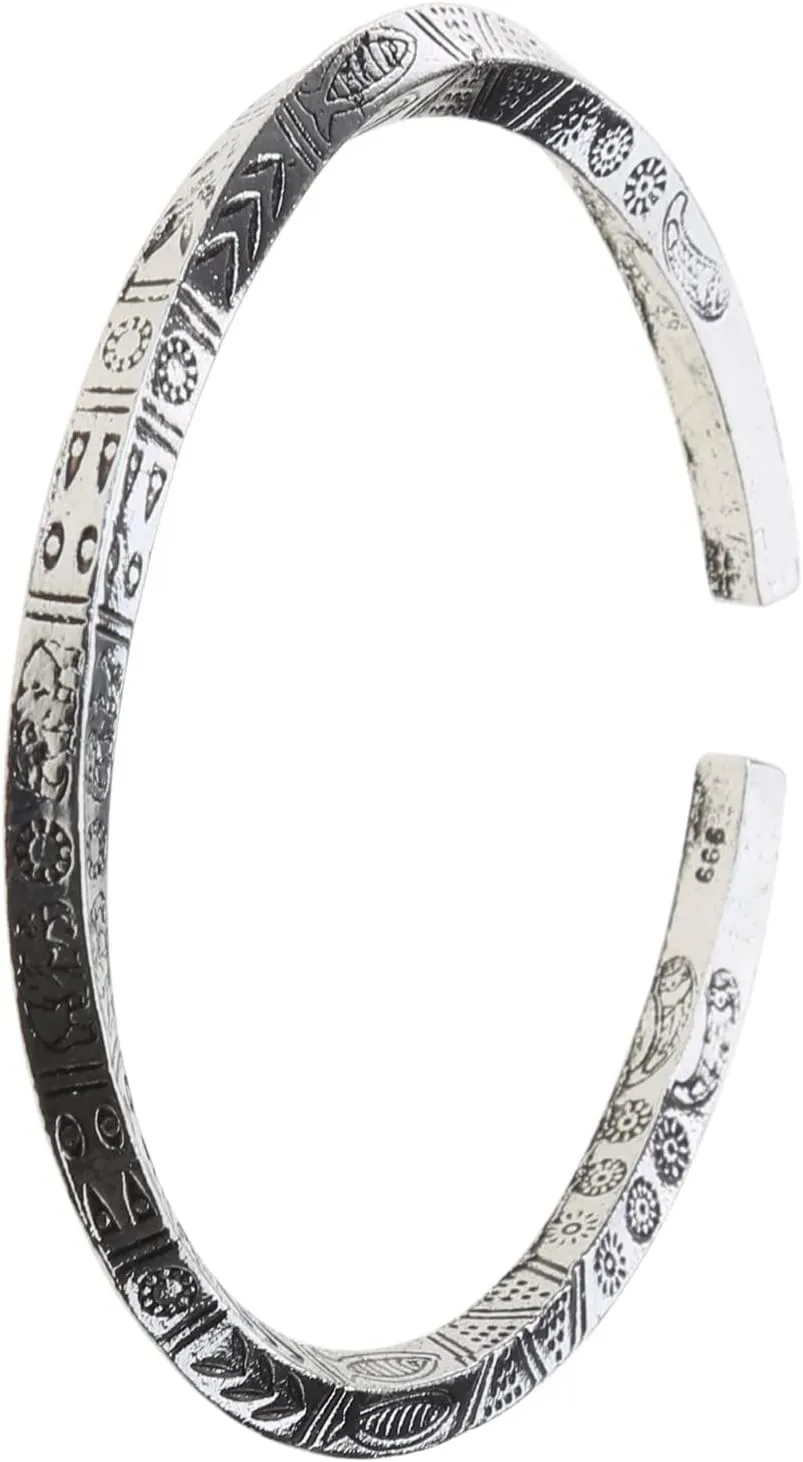 Mobius-Ring Bracelet Viking-Runes Bangle Amulet Bracelet for Men Cuff Bangle Alloy Viking-Fans Men Jewelry