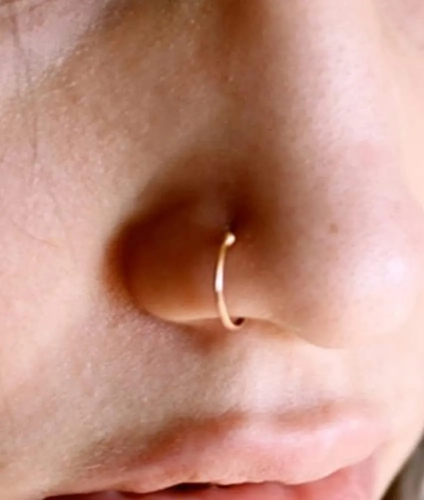 MODRSA Nose Rings - Hoops & Hoop Earrings for Cartilage & Tragus - 22g, 20g, 18g