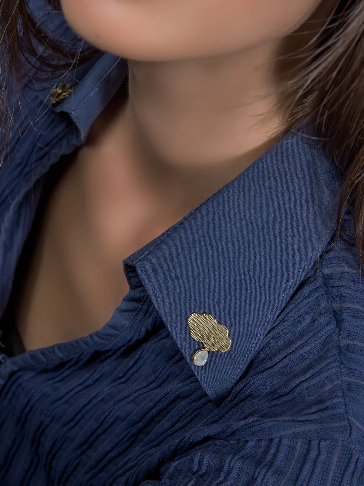 Molettee Raining Cloud Pin