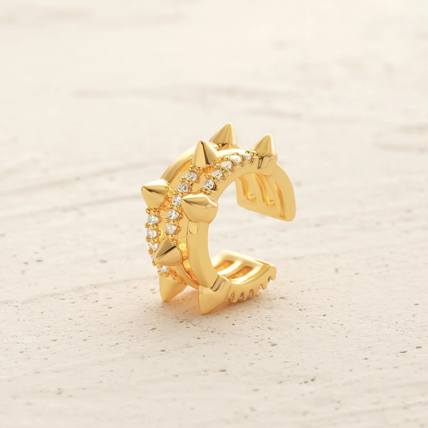 MYEARS Women Ear Cuff Earring Gold Non Pierced Ear Cartilage Clip on Wrap Hoop 14K Gold Filled Tiny Boho Beach Simple Minimalist Delicate Handmade Hypoallergenic Jewelry Gift-Sold as Single/Pair