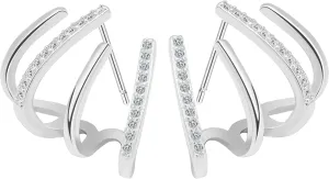 Needle Claw Earrings for Wrap Stud Ear Cuff for Women Earring Cuff Claw Stud Ear Cuffs Hoop Earrings Luxury Trendy Minimalist Dainty Tiny Ear Wrap Cuff Piercing Studs Earrings for Women