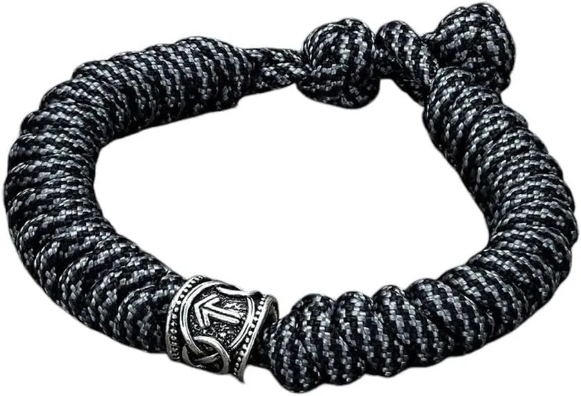 New 2025 Norse Survival Bracelets Women Tibetan Buddhist Prayer Paracord Rope Wristband Mens Amulet Handmade Knots Lover Jewelry Fashion Trendy Accessories Creative Gift