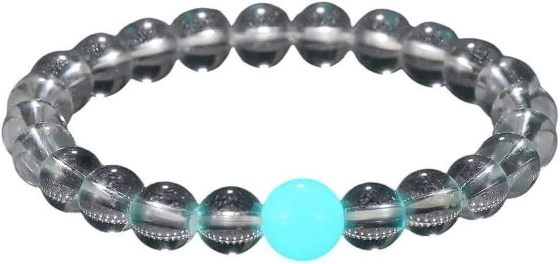 New 2025 Unisex Natural Stone Bracelet Yoga Luminous Glow In The Dark Charm Beads For Men Women Prayer Buddhism Jewelry Fashion Trendy Accessories Creative Gift For Women And Men