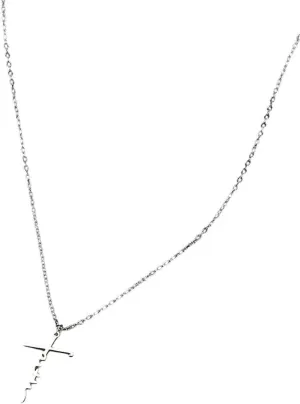 New 2025 Unisex Stainless Steel Necklaces Christian Cross Pendant Chain Jesus Choker Fashion Charm Religous Necklace For Women Jewelry Findings Gifts 1Pc Trendy Accessories Creative Gift And Men