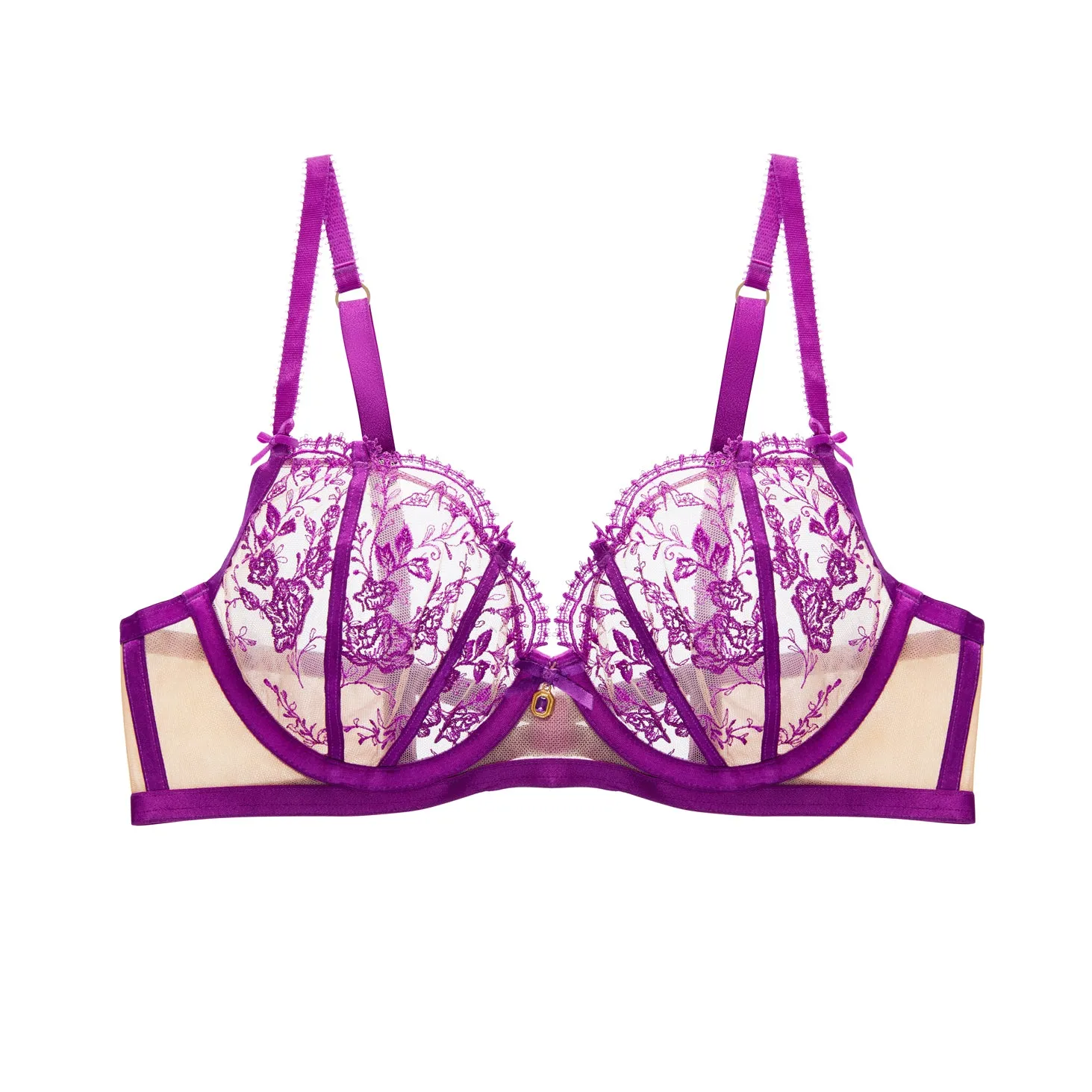 New Femmoiselle Underwire Bra Shocking Violet by Dita Von Teese