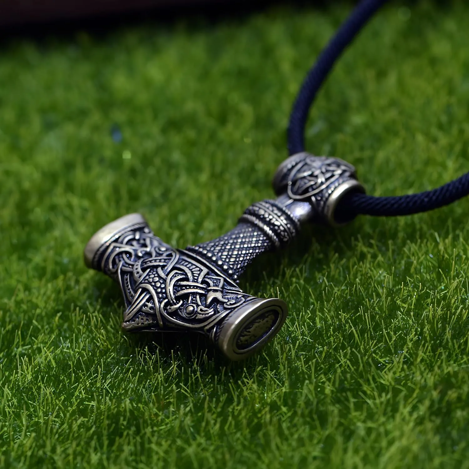 Norse Viking Thor Hammer Necklace Mjolnir Necklace for Men Talisman Jewelry