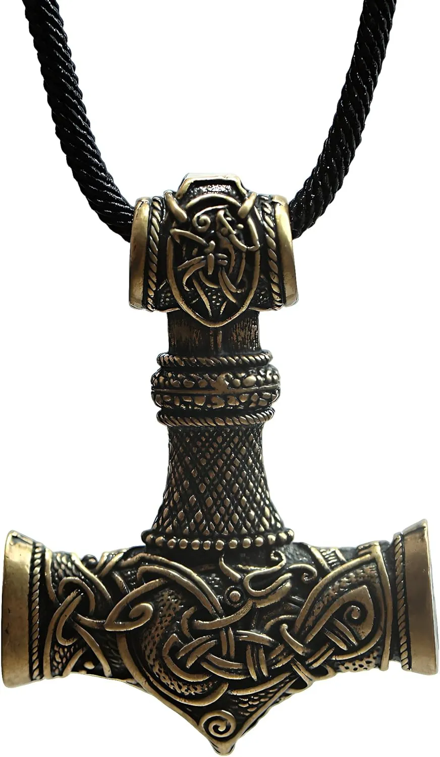 Norse Viking Thor Hammer Necklace Mjolnir Necklace for Men Talisman Jewelry