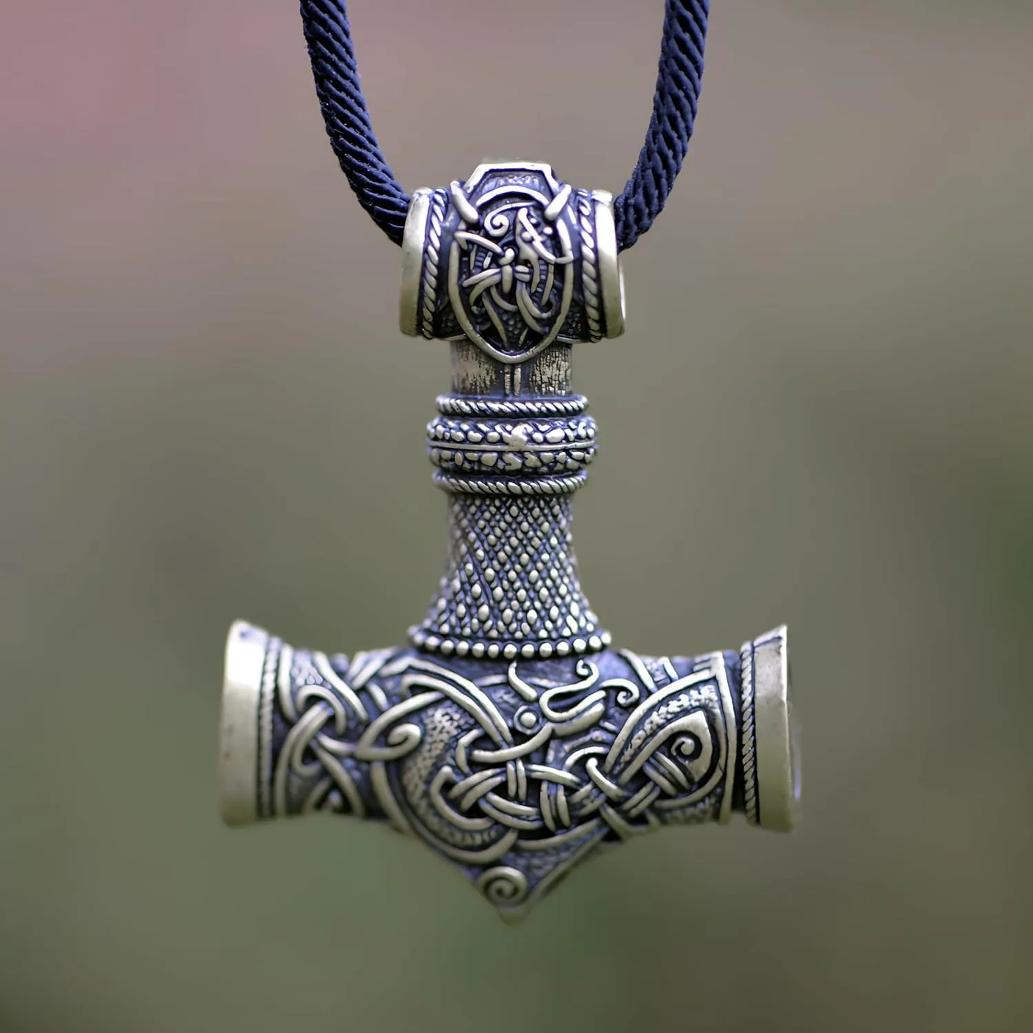 Norse Viking Thor Hammer Necklace Mjolnir Necklace for Men Talisman Jewelry