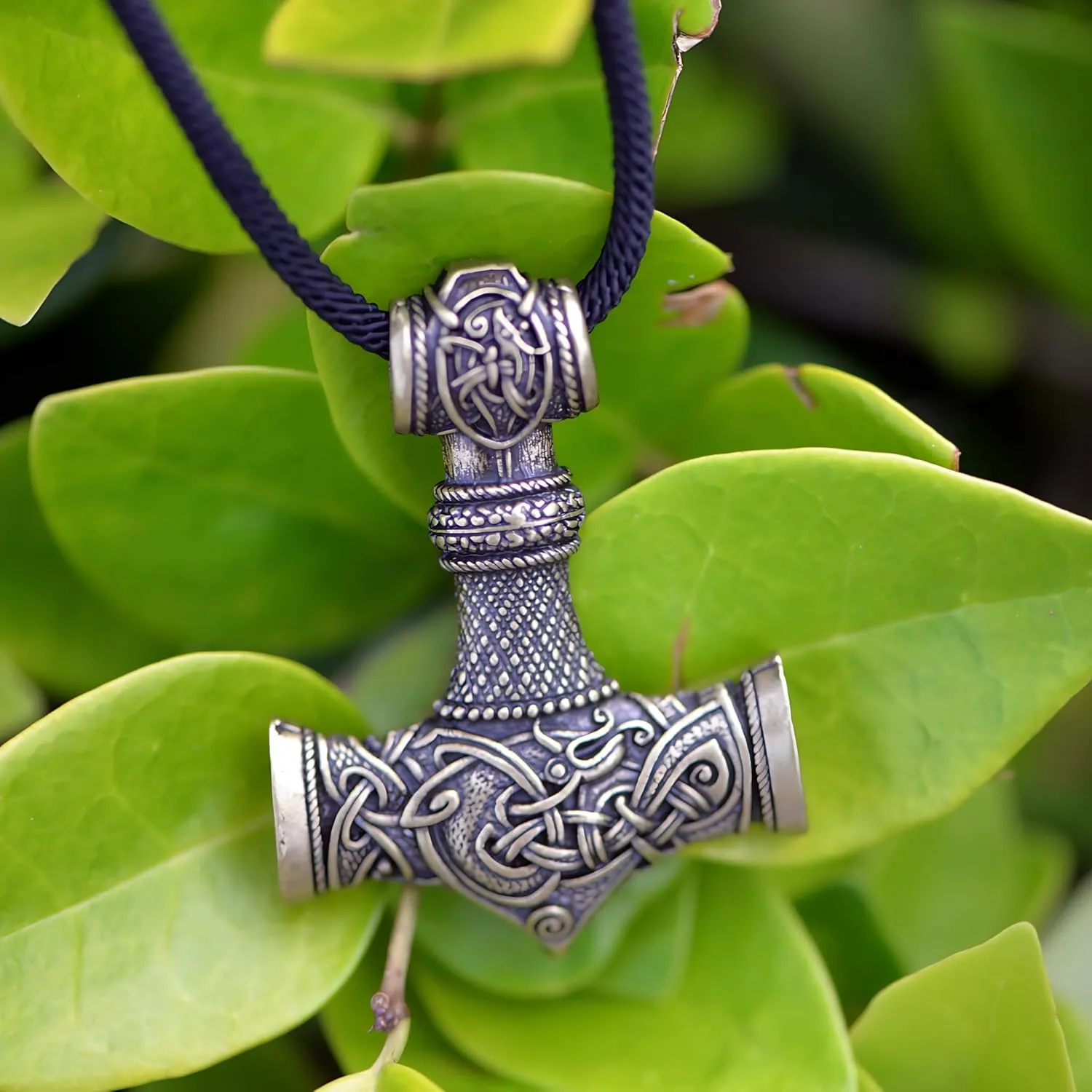Norse Viking Thor Hammer Necklace Mjolnir Necklace for Men Talisman Jewelry