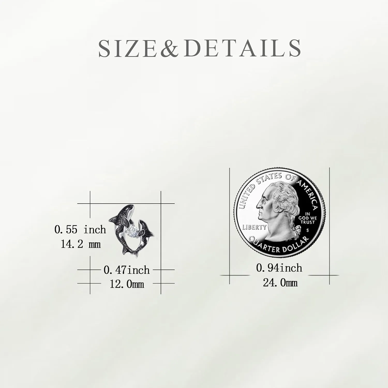 POPLYKE Animal Earrings for Women 925 Sterling Silver Hypoallergenic Jewelry Birthday Gifts for Sensitive Ears