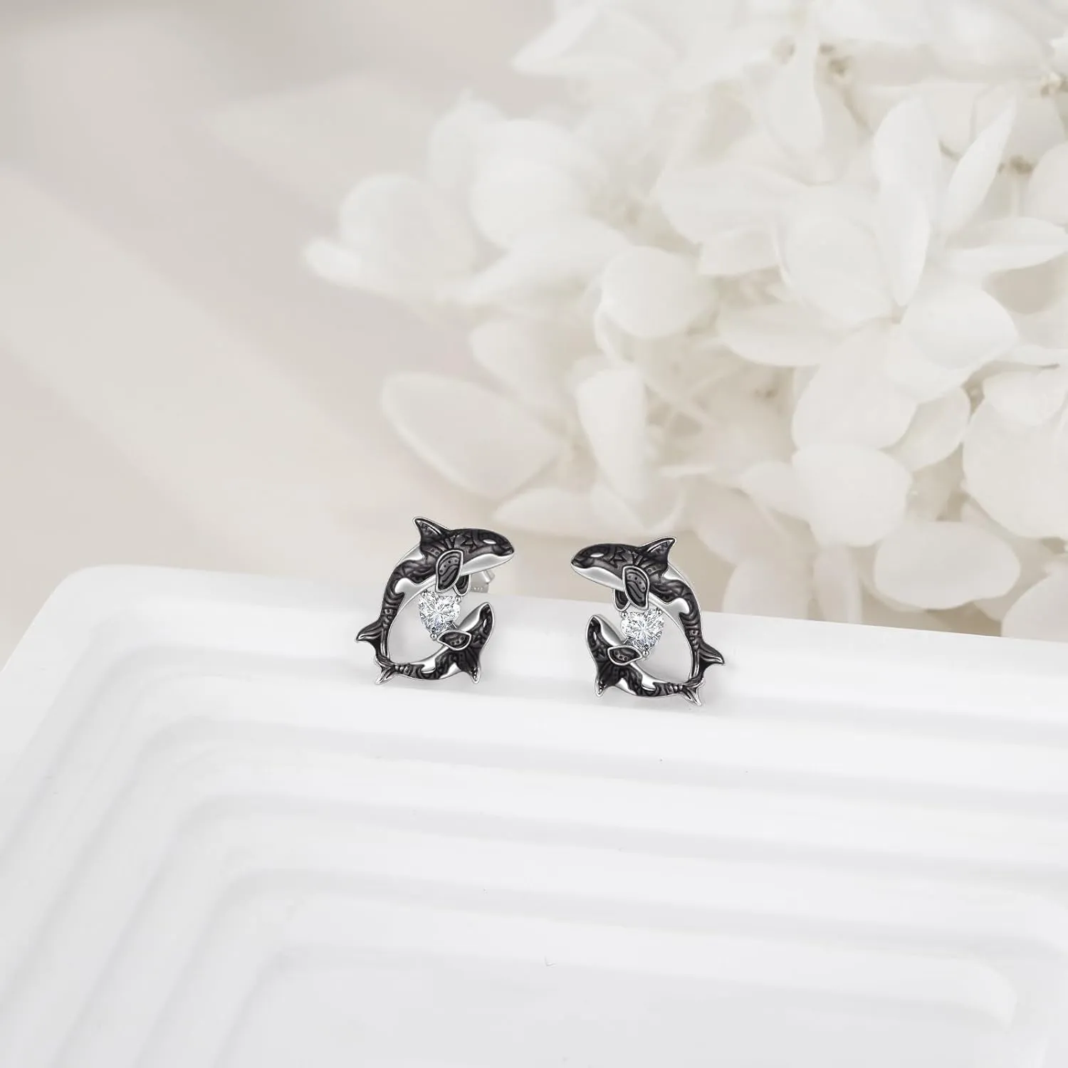 POPLYKE Animal Earrings for Women 925 Sterling Silver Hypoallergenic Jewelry Birthday Gifts for Sensitive Ears