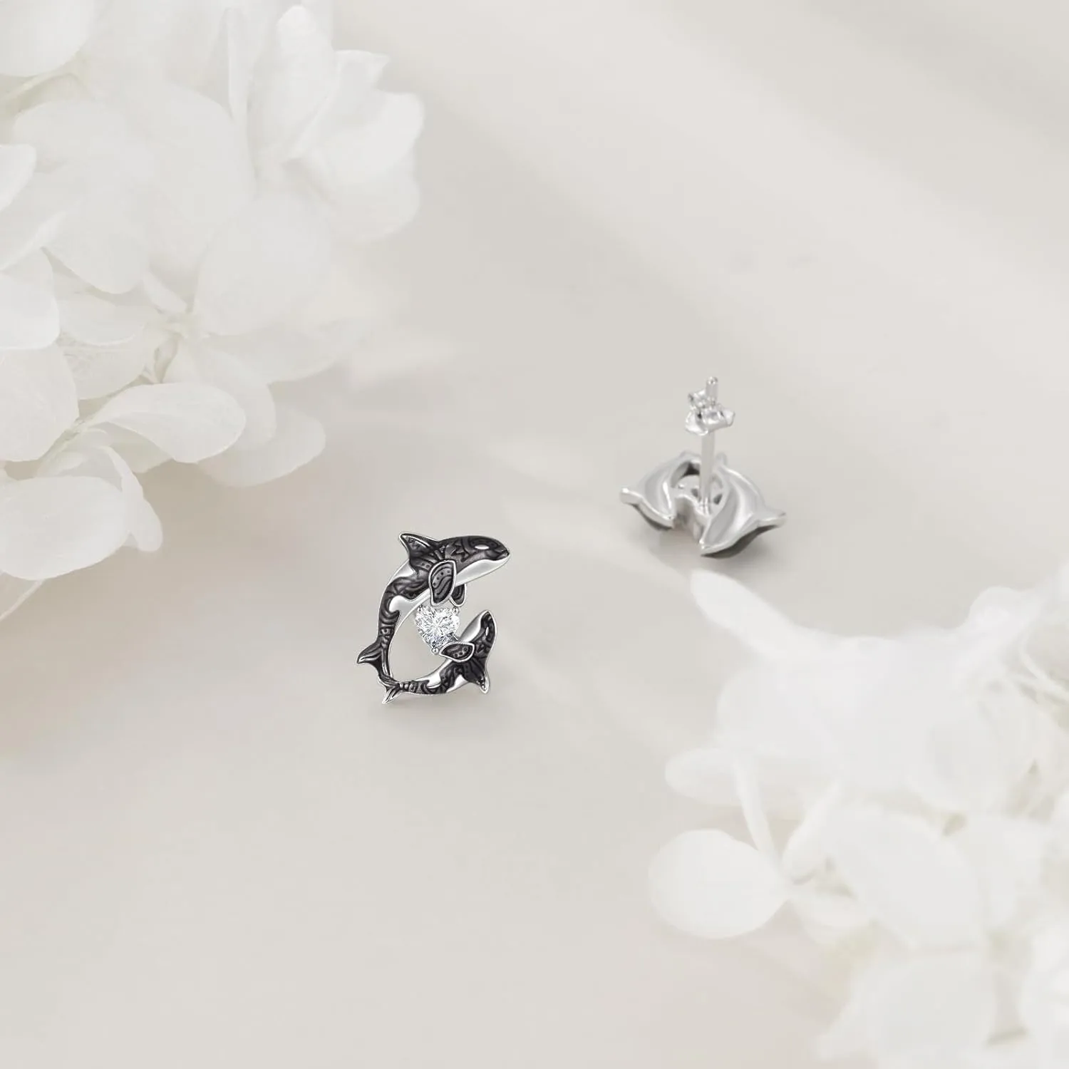 POPLYKE Animal Earrings for Women 925 Sterling Silver Hypoallergenic Jewelry Birthday Gifts for Sensitive Ears
