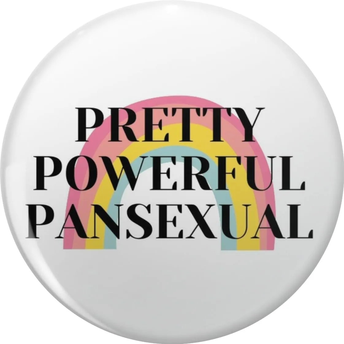 Pretty Powerful Pansexual Lapel Pin Cute Brooch Pins Badges