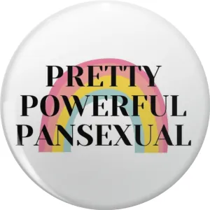 Pretty Powerful Pansexual Lapel Pin Cute Brooch Pins Badges