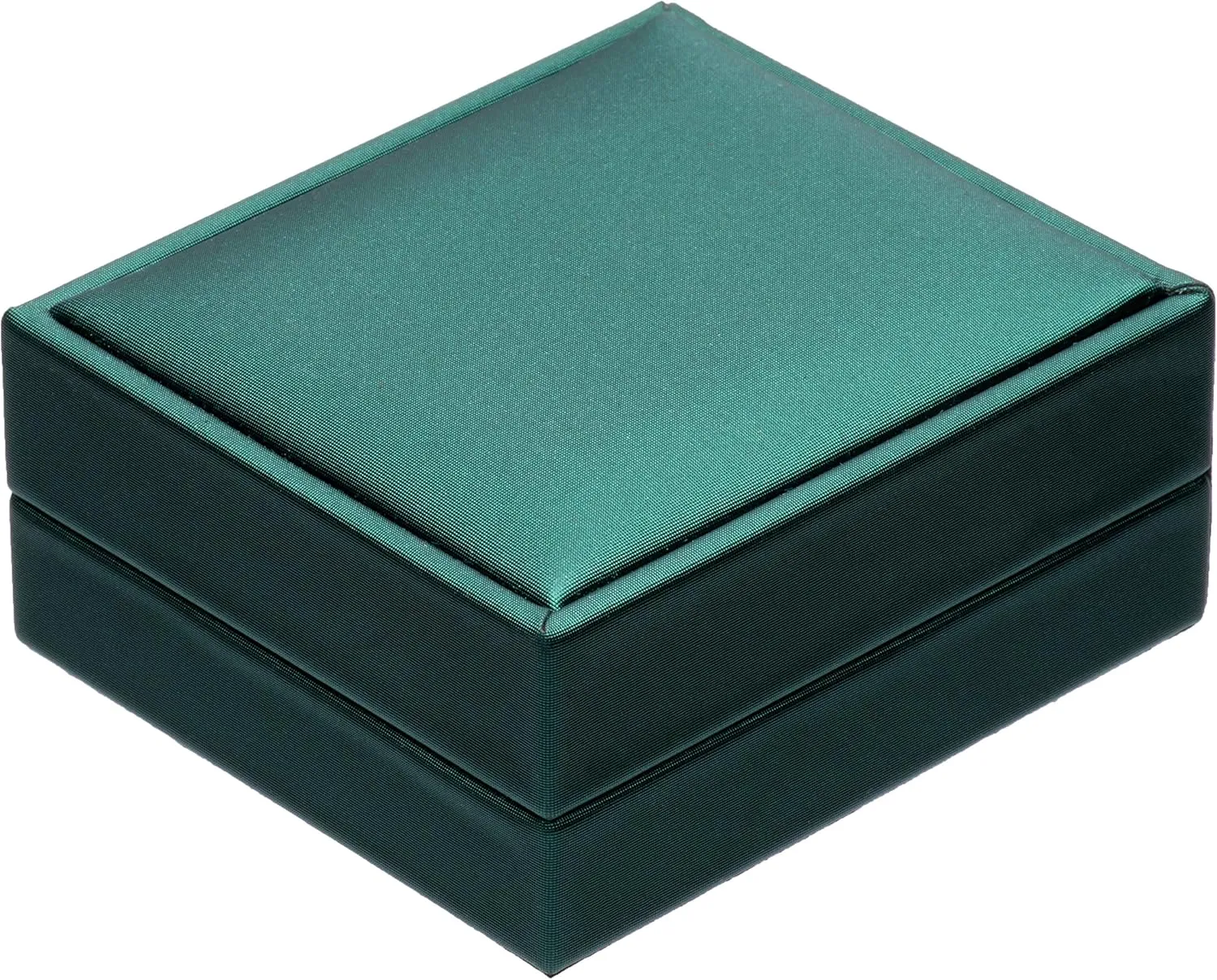 PU Leather Necklace Pendant Box for Wedding,Jewelry Gift Storage Display Case (Green)
