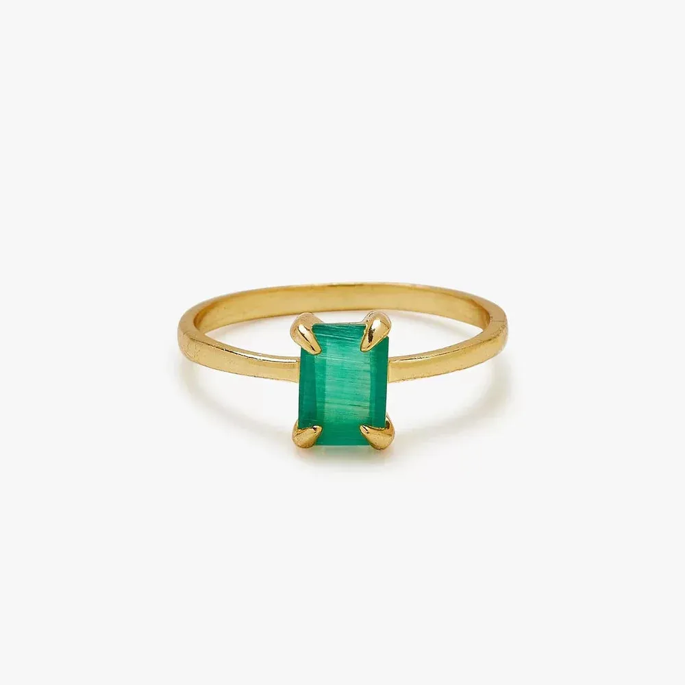 Pura Vida Emerald Statement Ring