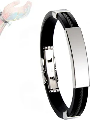 Randarch Titanium Wristband, Apus Ion Therapeutic Lympunclog Titanium Wristband Pro Adjustable Lymphatic Magtherapy Oveallgo Calm Prostapower Bracelet Sugarfirm Outdoor Sport Band for Men Women