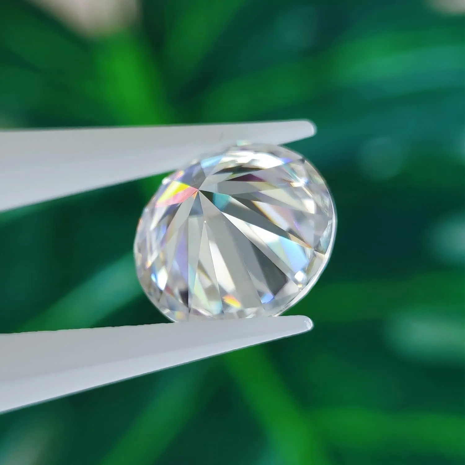 Real D Colorless Moissanite Loose Gemstone Lab Diamond VVS1 Clarity Round Brilliant Cut For Jewery Making With GRA Certificate