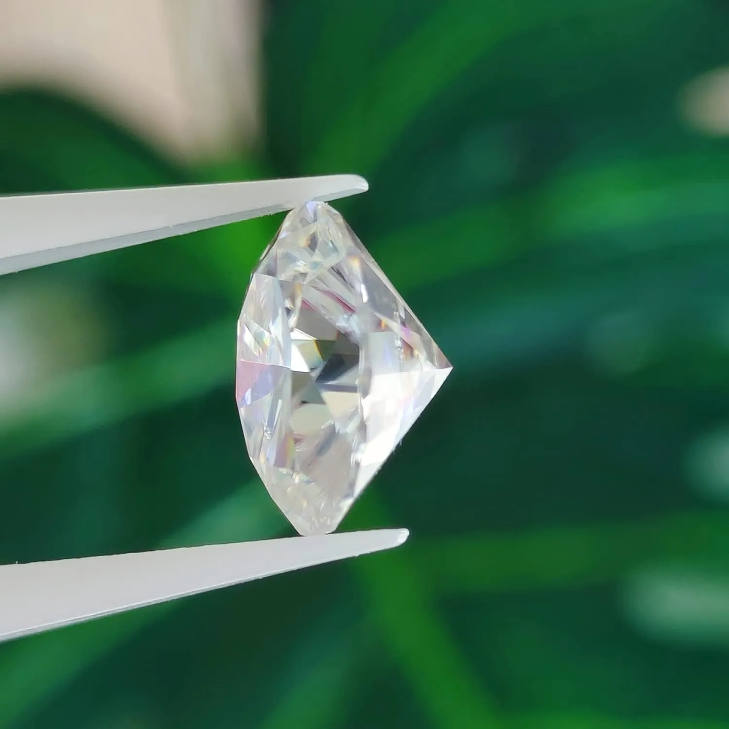 Real D Colorless Moissanite Loose Gemstone Lab Diamond VVS1 Clarity Round Brilliant Cut For Jewery Making With GRA Certificate