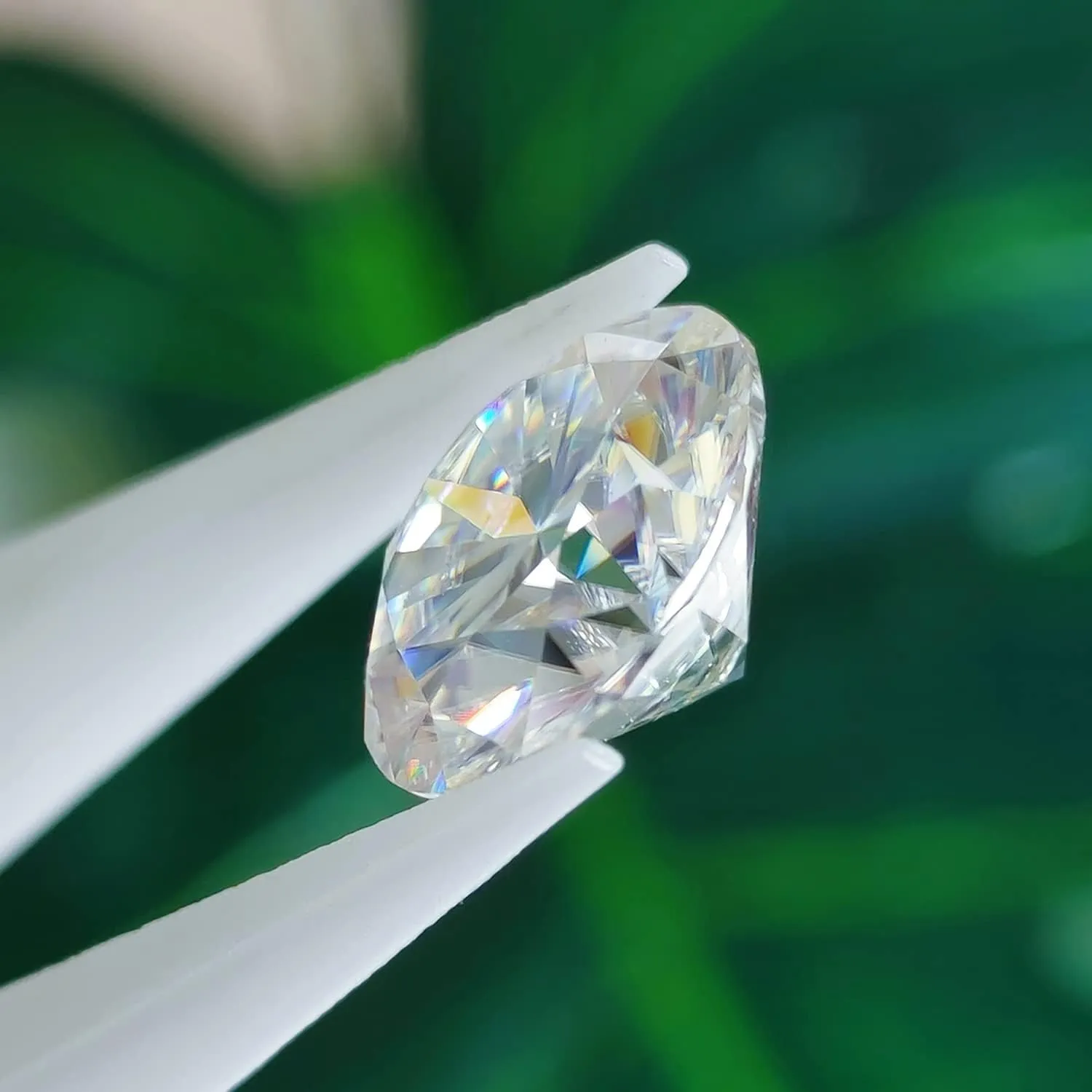 Real D Colorless Moissanite Loose Gemstone Lab Diamond VVS1 Clarity Round Brilliant Cut For Jewery Making With GRA Certificate